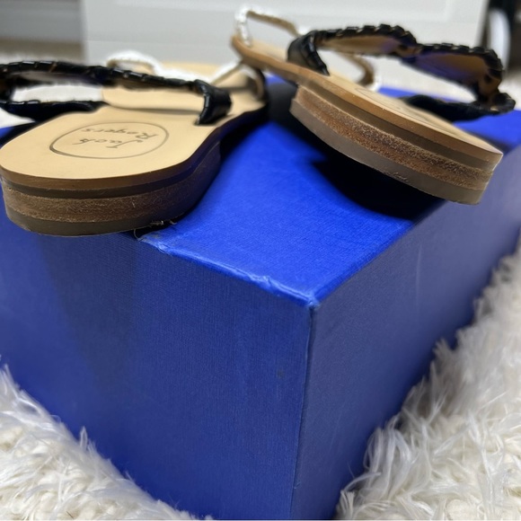 Jack Rodgers black and white Lauren sandal size 7.5 - Picture 5 of 7